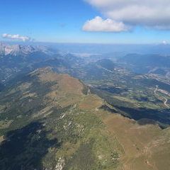 Flugwegposition um 13:07:16: Aufgenommen in der Nähe von Isère, Frankreich in 2381 Meter